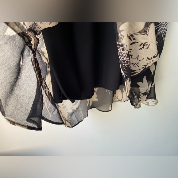 Bias cut floral print midi skirt - Picture 8 of 12